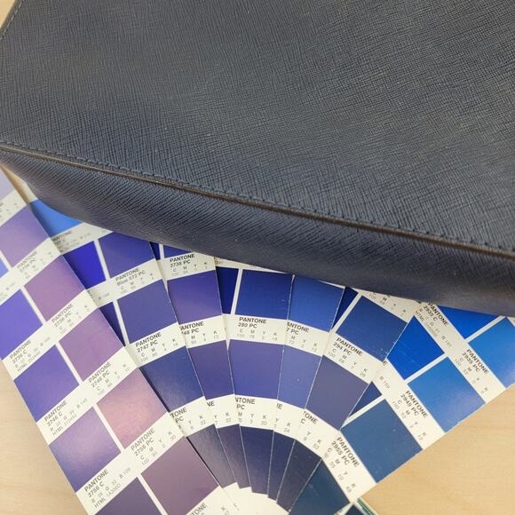 Michael Kors Navy Saffiano Leather Crossbody Bag - Picture 12 of 13